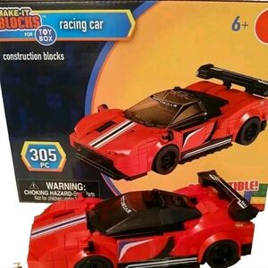 Make-it Blocks Racing Car This has been open, but never put together.